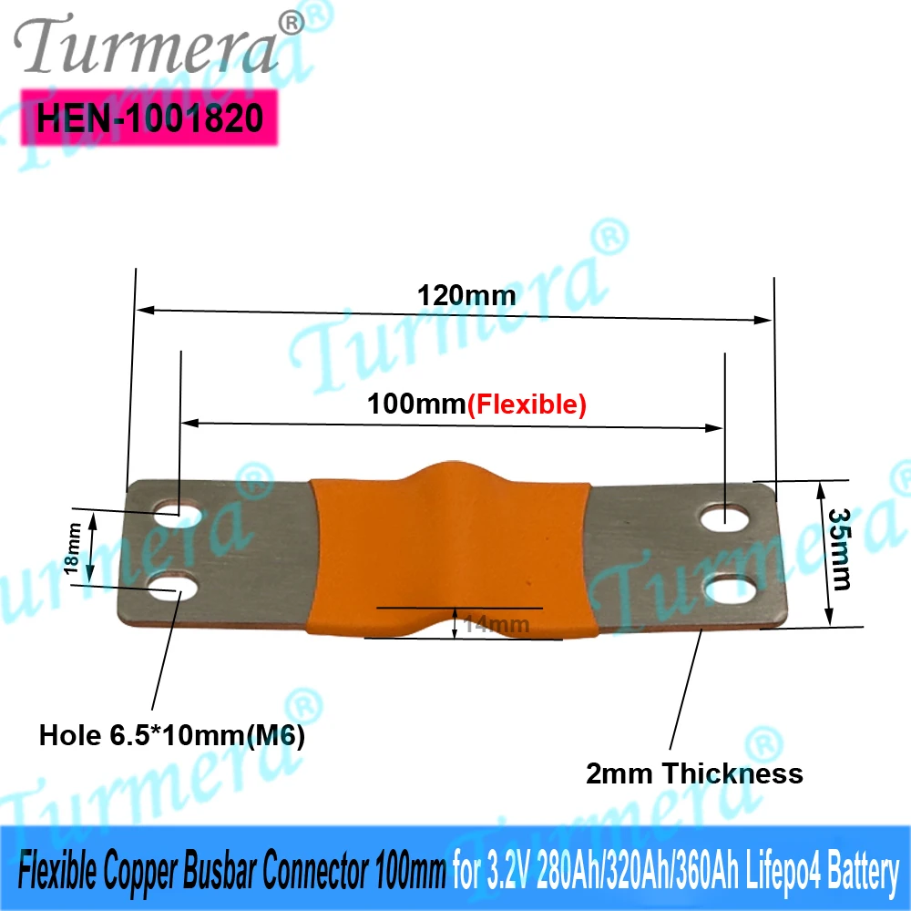 Bus Bar Copper - 12V 48V Flexible Copper Busbar Connector