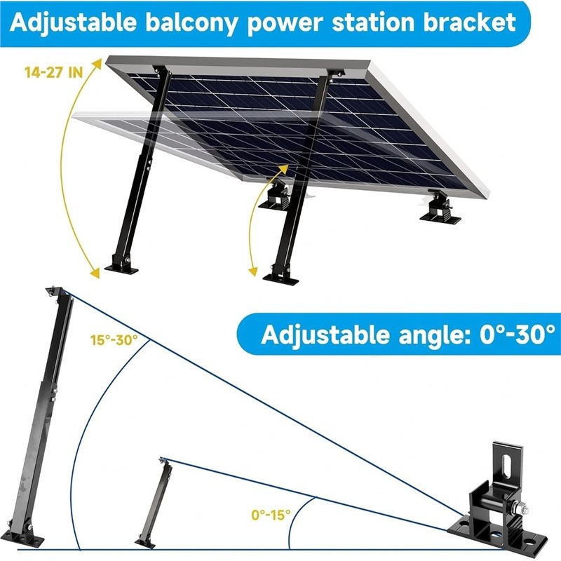 ABHI-Adjustable Solar Panel Ti - Solar Panel Tilt Mount review and price
