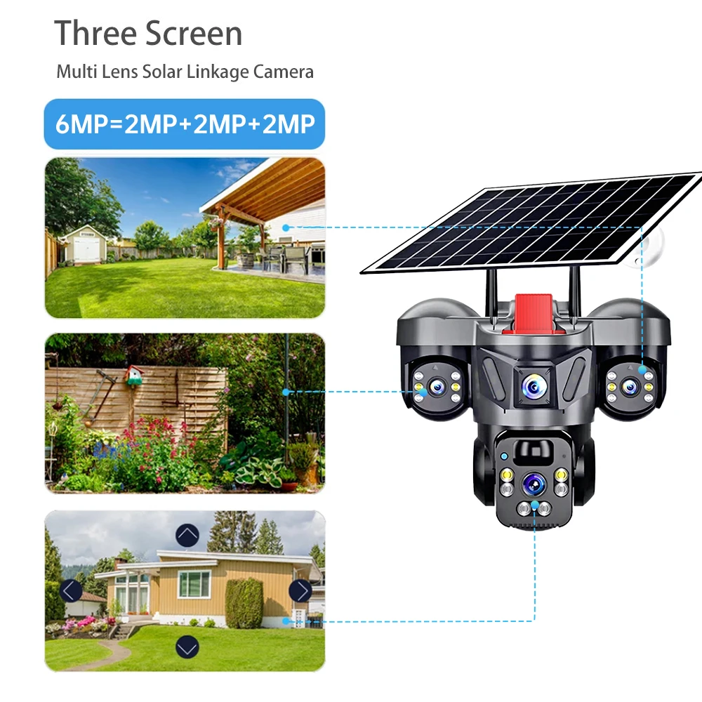 KERUI Outdoor PTZ 6MP 4G SIM W - Solar Panel Tilt Mount review and price
